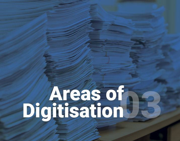 Areas of Digitisation